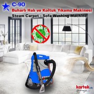 Cleanvac C90 Buharlı Halı ve Koltuk Yıkama Makinası
